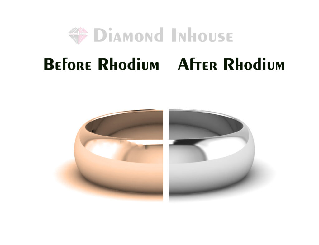 Rhodium 2025 plated gold